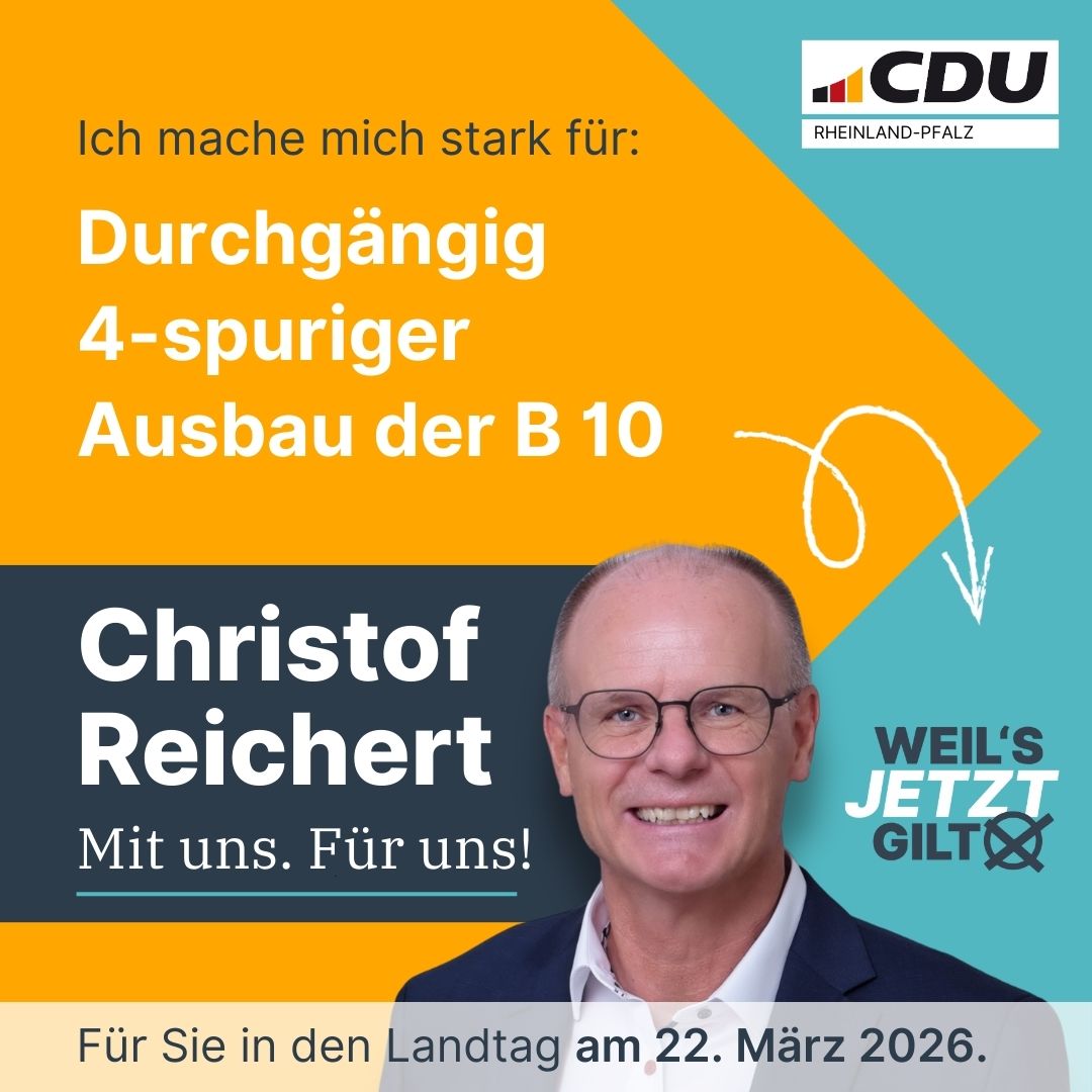 Durchg�ngig 4-spuriger Ausbau der B10